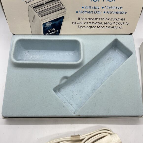 Vintage Remington WER-4000 Lady Remington Cord Shaver Case 1980s Tested Working - Picture 6 of 10